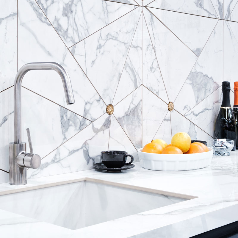 The backsplash for your kitchen or bathroom counter in Southern California